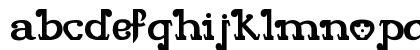 Rita Mouse Regular Lowercase Preview