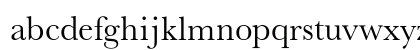 RoBaskerville Book Lowercase Preview