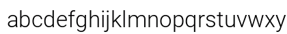 Roboto Light Regular Lowercase Preview