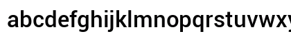 Roboto Medium Lowercase Preview