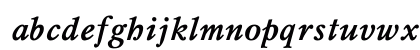 Mysl Bold Italic Preview