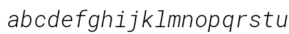 RobotoMono NF Italic Preview