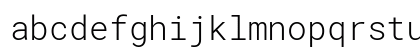 RobotoMono NF Regular Lowercase Preview