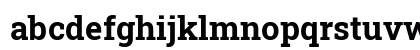 Roboto Slab Bold Lowercase Preview