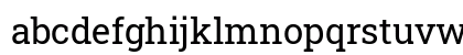 Roboto Slab Regular Lowercase Preview