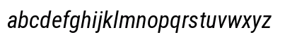 Roboto Condensed Italic Preview