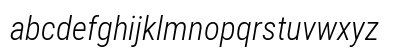 Roboto Condensed Light Italic Preview