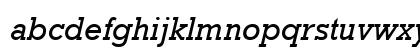 Rockwell Italic Lowercase Preview