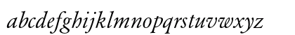 RoGaramond Book Italic OsF Lowercase Preview