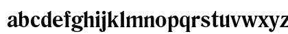 Romana Bold Lowercase Preview