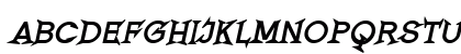 Romanicum Bold Italic Lowercase Preview