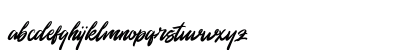 Rommantis Regular Lowercase Preview