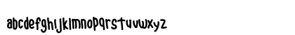 Romzul Sans Regular Lowercase Preview