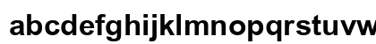Arial HU Bold Lowercase Preview