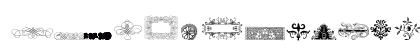 Rough Ornaments Free Regular Lowercase Preview
