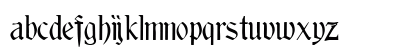 Rousseau Regular Lowercase Preview