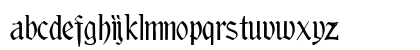Rousseau Regular Lowercase Preview