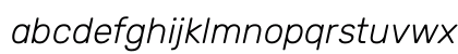 Rubik Light Italic Preview