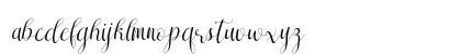 Sareeka Script Free Lowercase Preview