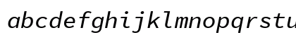 SauceCodePro NF Italic Lowercase Preview