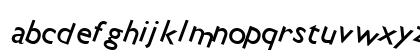 Saucy Regular Lowercase Preview