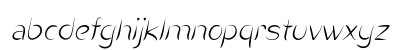 Savana Italic Lowercase Preview