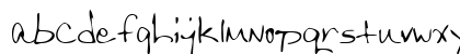 NappysHand Regular Lowercase Preview