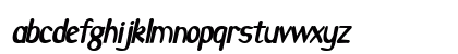 Savoy-Condensed Bold Italic Lowercase Preview