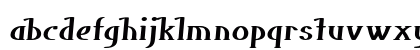 Scarletta Bold Lowercase Preview