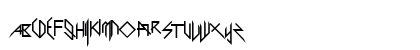 Scary Glyphs and Nice Characters Regular Lowercase Preview