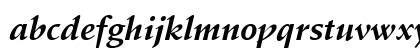 Schneidler Bold Italic Lowercase Preview