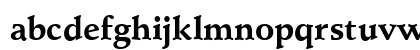 Schneidler Bold Lowercase Preview
