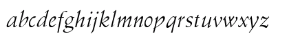 Schneidler Italic Lowercase Preview