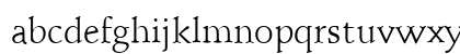Schneidler Regular Lowercase Preview