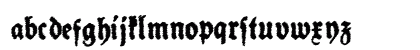 Schneidler Halb Fette Trash Regular Lowercase Preview