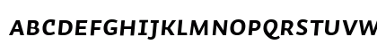 Auto 3 Bold Italic SmCp Preview