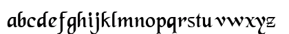 Schwarzwald Regular Lowercase Preview