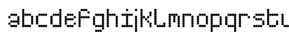 Score Board St Regular Lowercase Preview