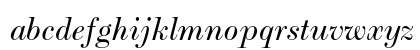 Scotch Roman MT Std Italic Preview