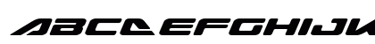 Sea-Dog Expanded Italic Expanded Italic Lowercase Preview