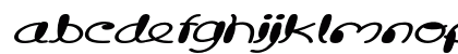 Second Grade Extra-expanded Italic Lowercase Preview