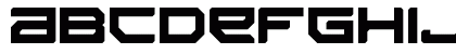 Sector 034 Regular Lowercase Preview