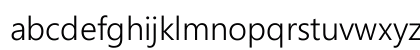 Segoe Boot Semilight Regular Lowercase Preview