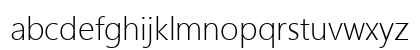 Segoe UI Light Regular Lowercase Preview