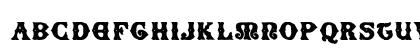 SenectusMorbus Regular Lowercase Preview