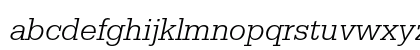 Serifa Regular Lowercase Preview