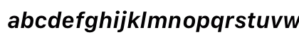 SF Compact Text Semibold Italic Preview