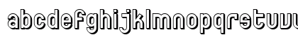 SF Eccentric Opus Shaded Regular Lowercase Preview