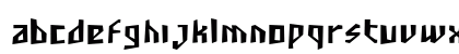 SF Junk Culture Condensed Regular Lowercase Preview