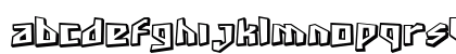 SF Junk Culture Shaded Regular Lowercase Preview